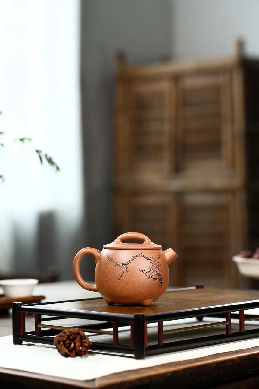 「胖瓢」许响新（国助理工艺美术师）宜兴原矿紫砂茶壶