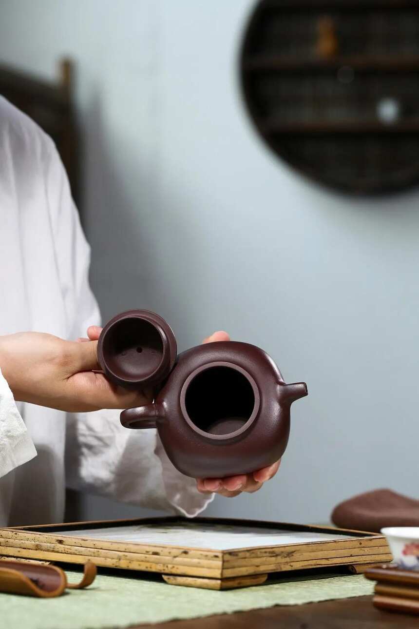 「四方竹韵」许响新（国助理工艺美术师）宜兴原矿紫砂茶壶
