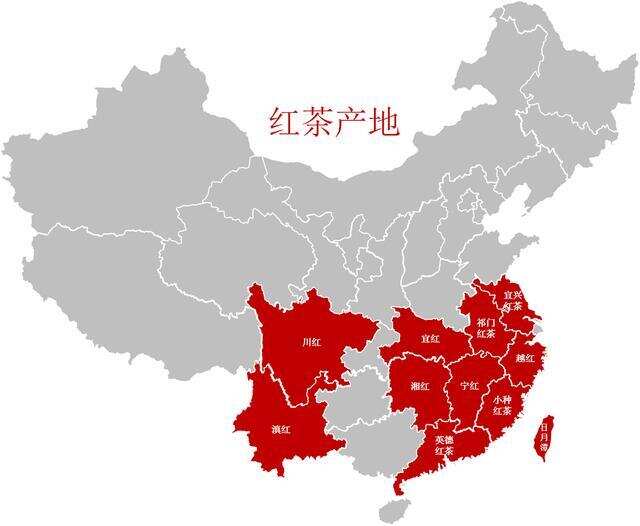中国六大茶种，产区都在哪儿你知道吗？