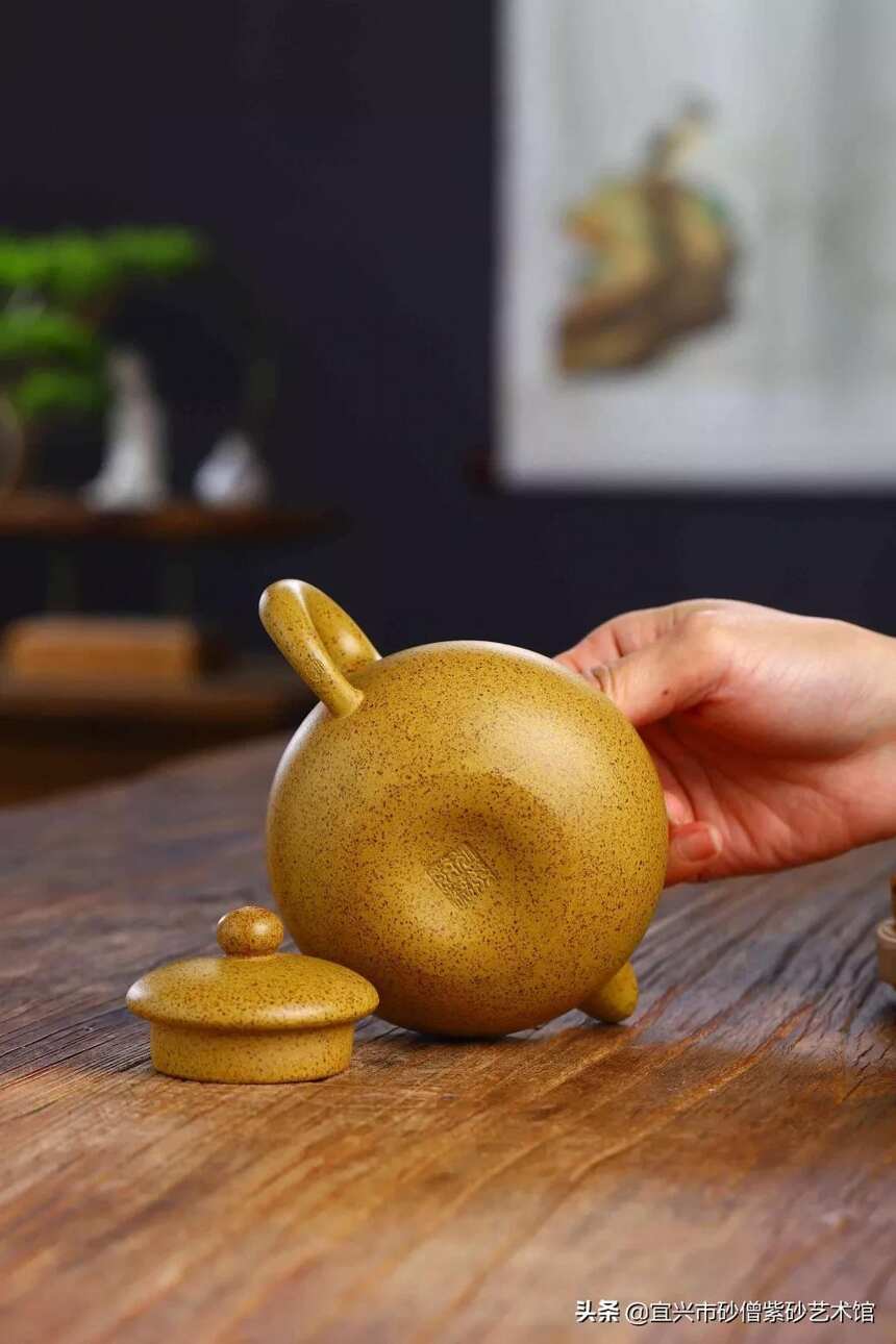「潘壶」狄姣姣（国工艺美术师）宜兴原矿紫砂茶壶