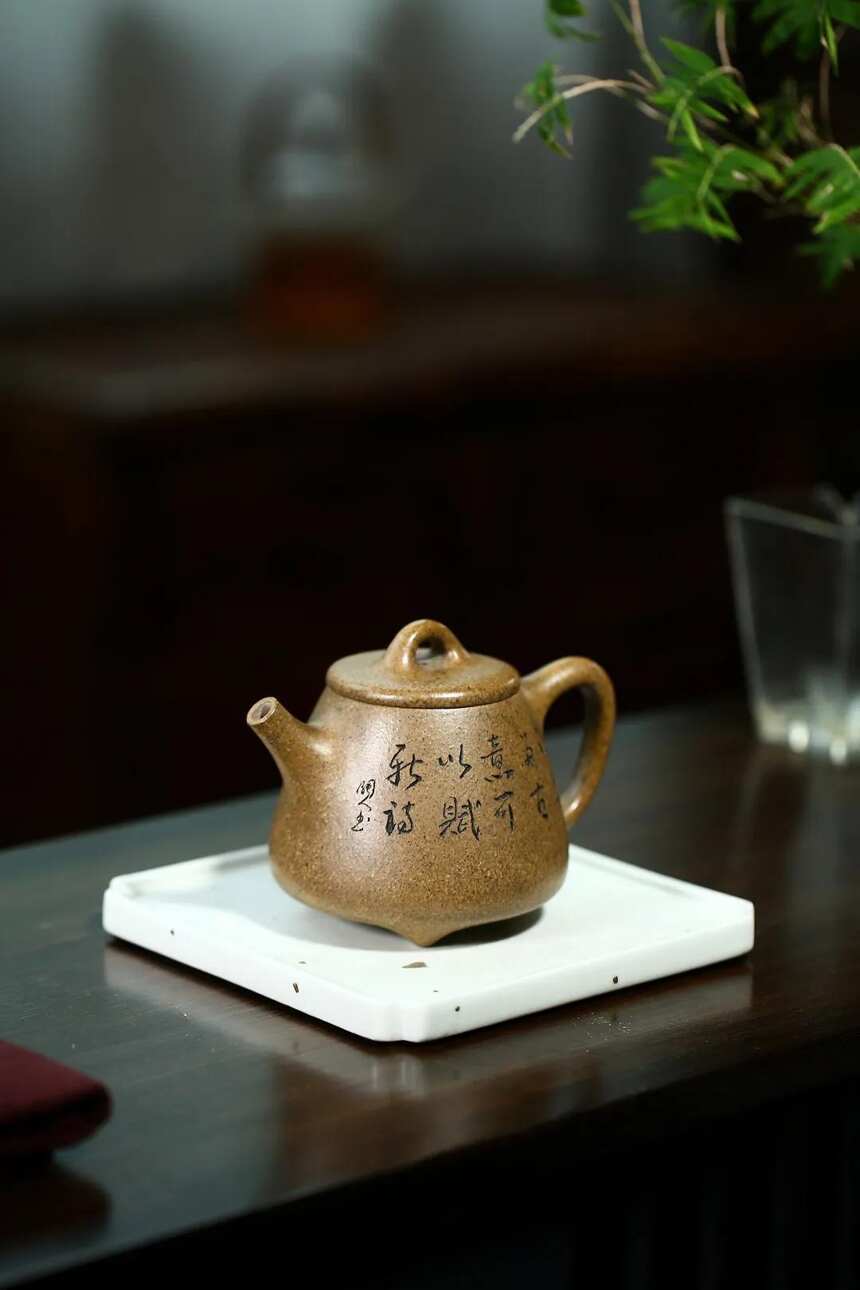 「高石瓢」许夕萍（国助理工艺美术师）宜兴原矿紫砂茶壶