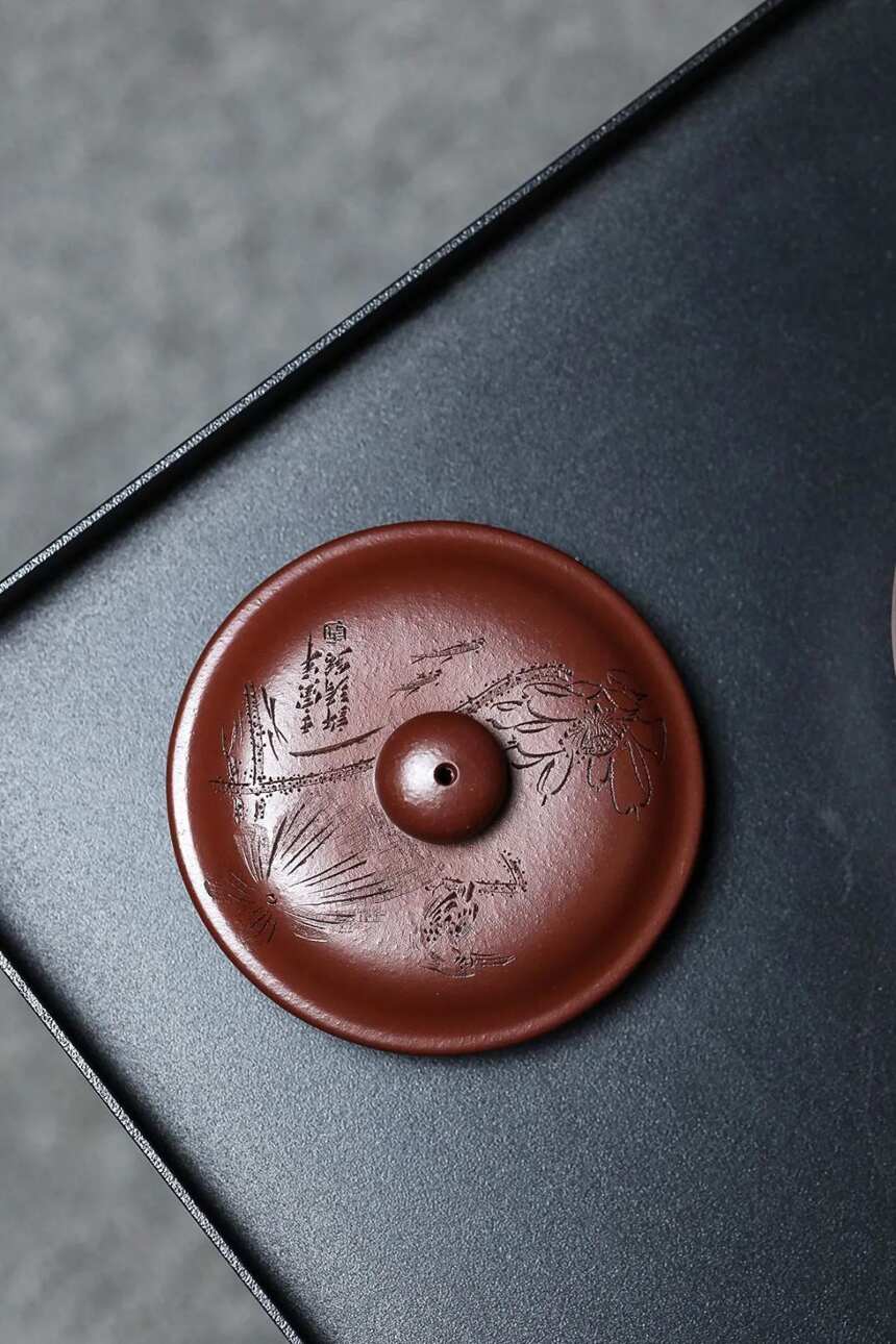 「扁鼓」韩惠琴（国高工艺美术师）宜兴原矿紫砂茶壶