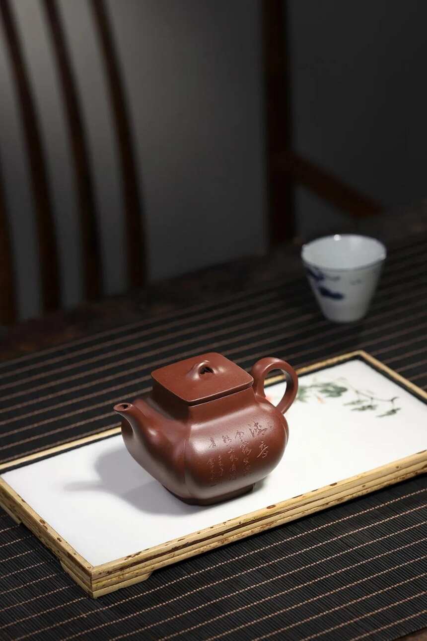 「文心」宜兴范林强（国助理工艺美术师）紫砂茶壶