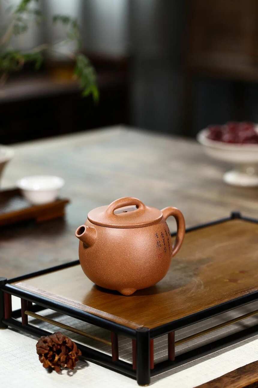 「胖瓢」许响新（国助理工艺美术师）宜兴原矿紫砂茶壶