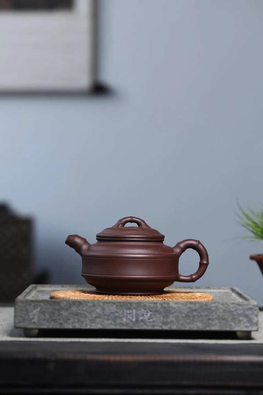 「竹鼓壶」范俊华 （国助理工艺美术师）宜兴原矿紫砂茶壶