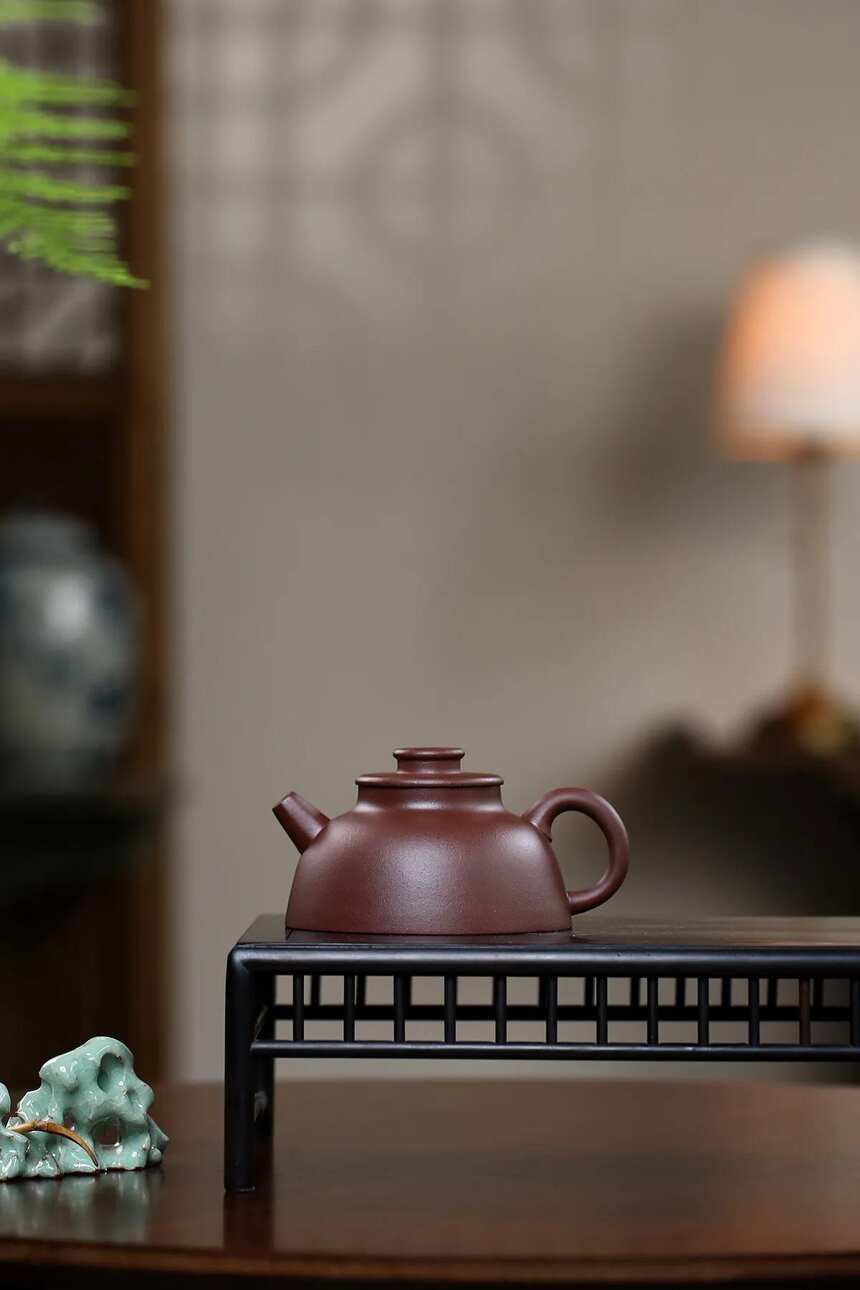 巨轮·紫泥·190cc·宜兴原矿紫砂茶壶，孙全松制
