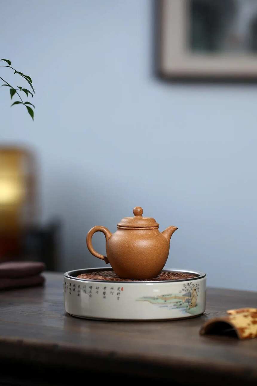 《秋水》国工艺美术师 鲍玉华 宜兴原矿紫砂茶壶