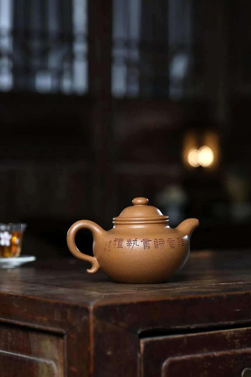 「潘国新」掇子 宜兴原矿紫砂茶壶