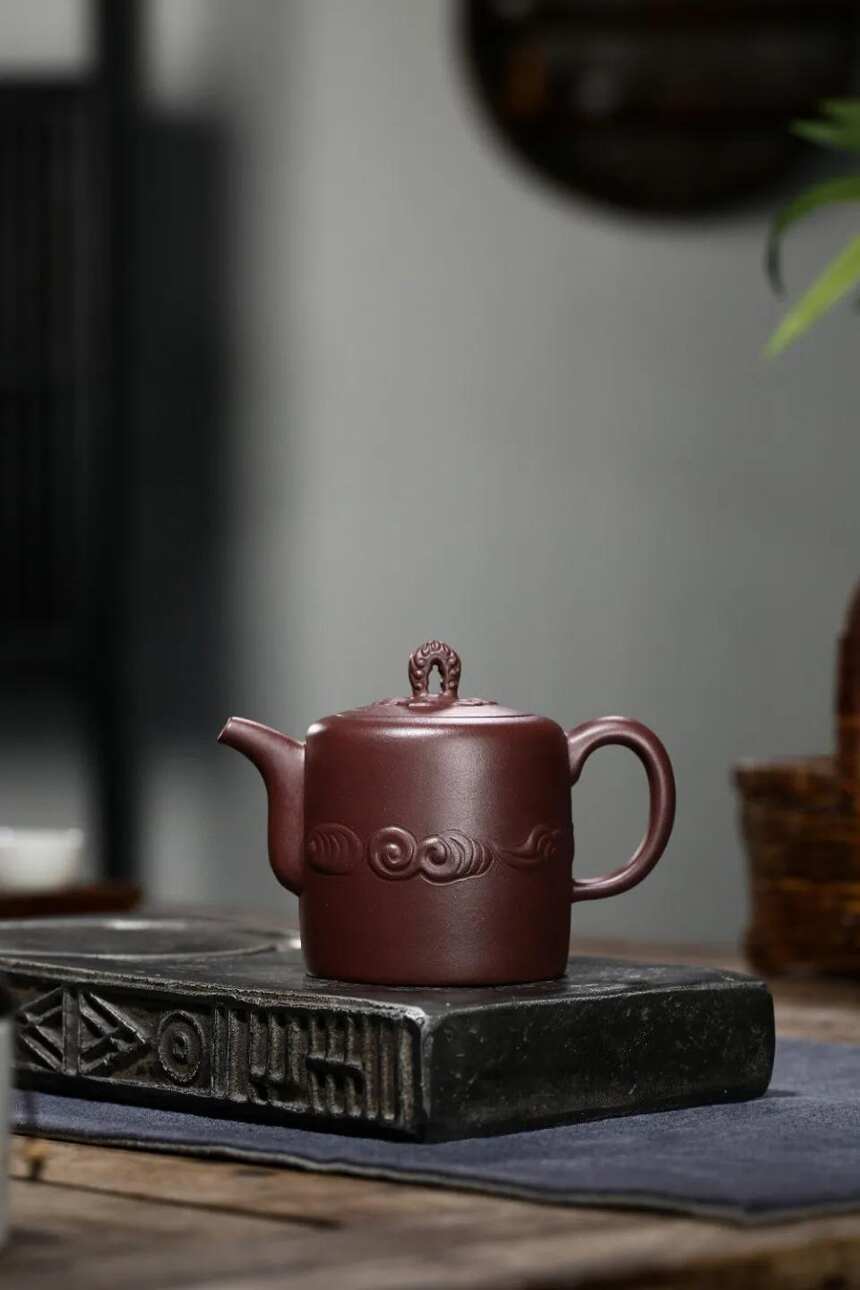 「云莲壶」刘彩萍（国工艺美术师）宜兴原矿紫砂茶壶