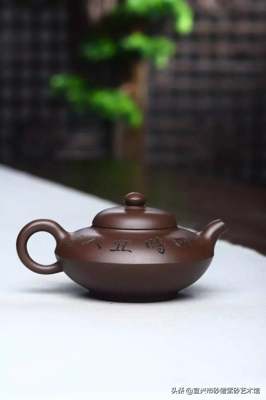 合欢壶，宜兴原矿紫砂茶壶，深井底槽清