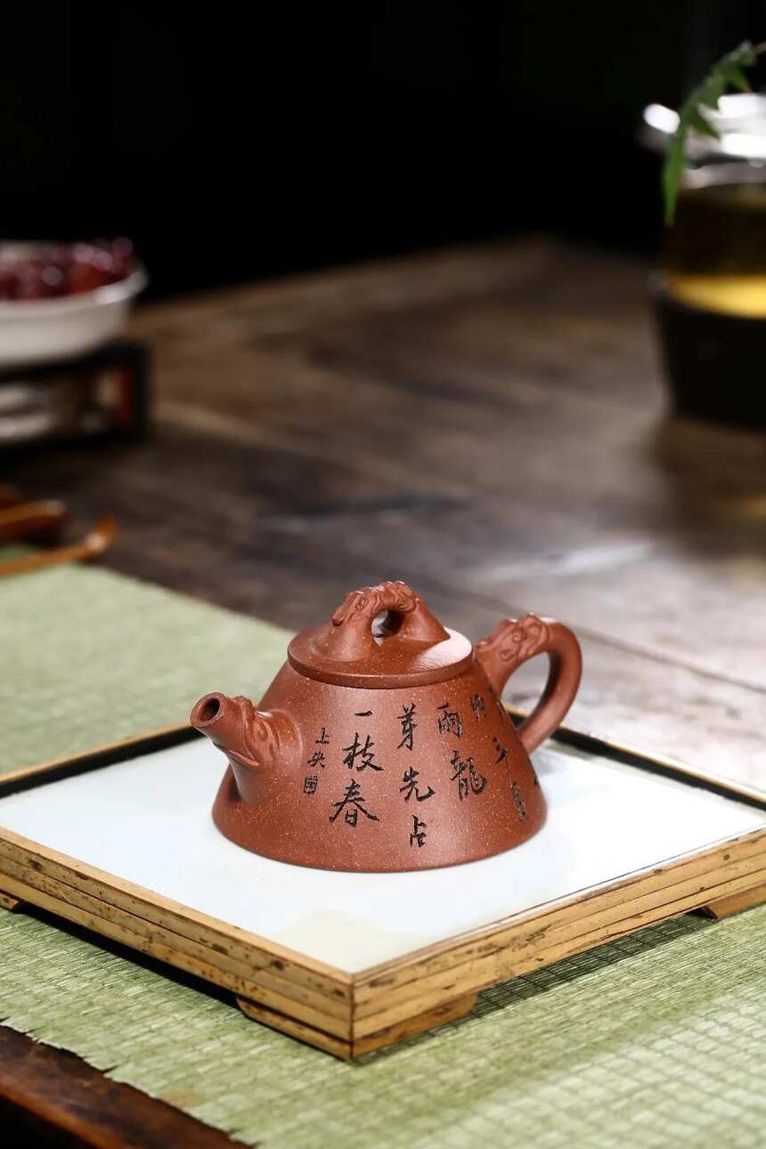 「霸王瓢」宜兴原矿降坡泥紫砂茶壶