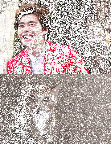 李易峰与喵星人神同步照片曝光，难道被猫星人附体？