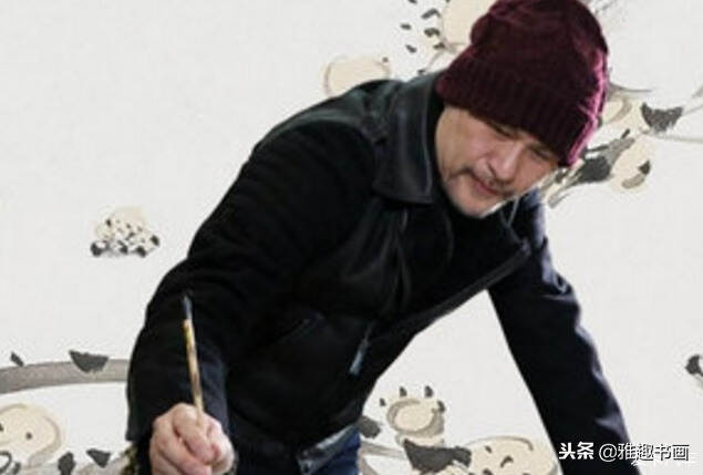 在影视艺术里他是“徐锦江”，而在书画艺术里他是“剩纸”！