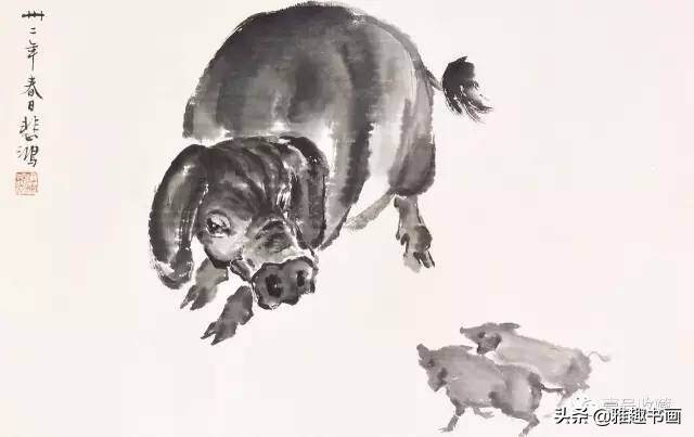 猪事：第一画猪的，画猪最贵的，还有没见过猪却画猪出名的……