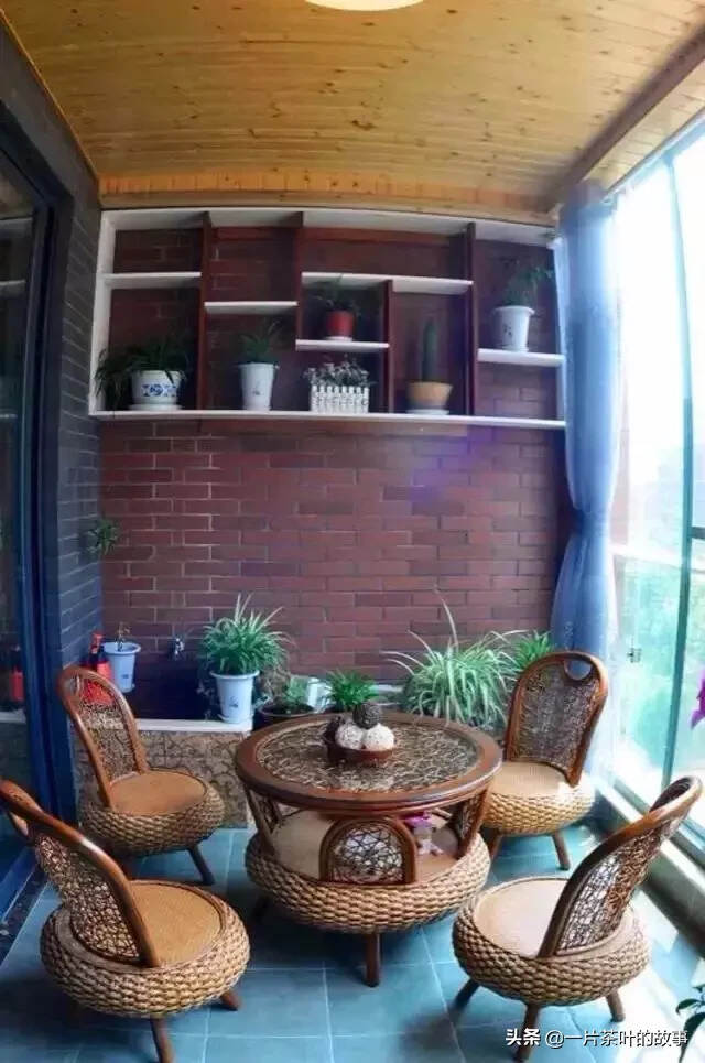 阳台，应该有一个这样的茶室