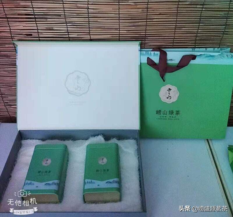 崂山绿茶的包装礼盒也是非常精致的