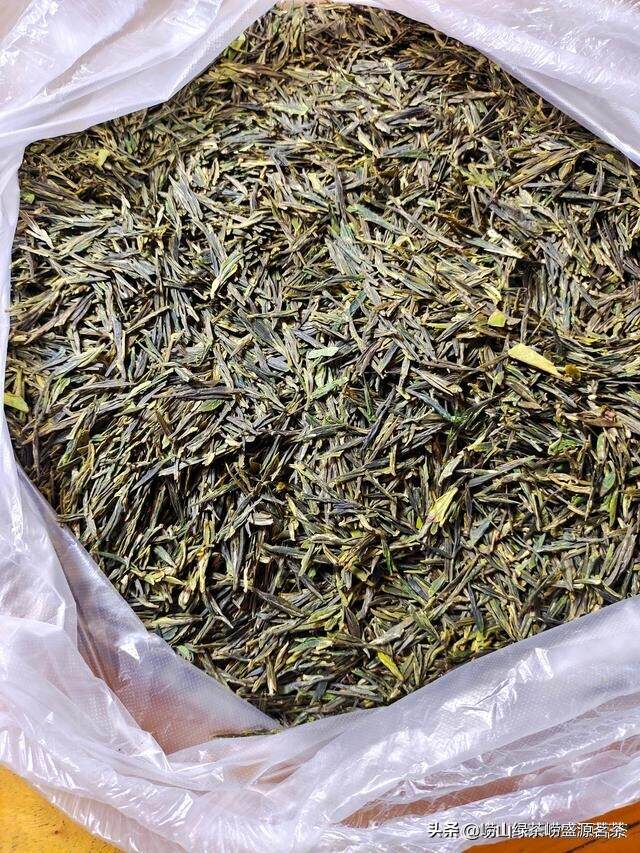 崂山茶农自产直销的崂山绿茶豌豆香味浓好喝又实惠