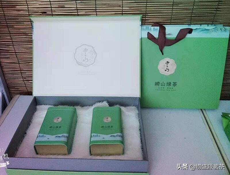 崂山绿茶的包装礼盒也是非常精致的