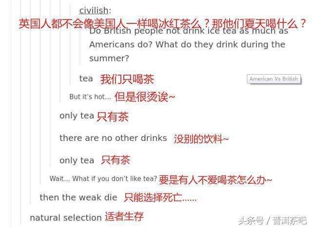 英国人喝个茶怎么那么多事儿，快派美国人去气死他们