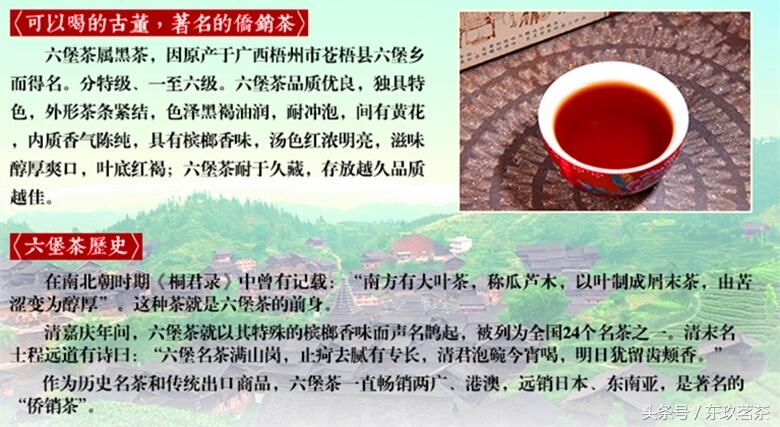 茶中珍品16——广西六堡茶（黑茶极品，国家地理标志好茶）
