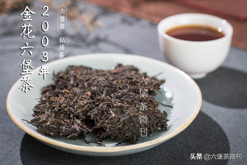 「茶评」2003年金花六堡茶，可作为学习六堡茶的经典标杆茶品