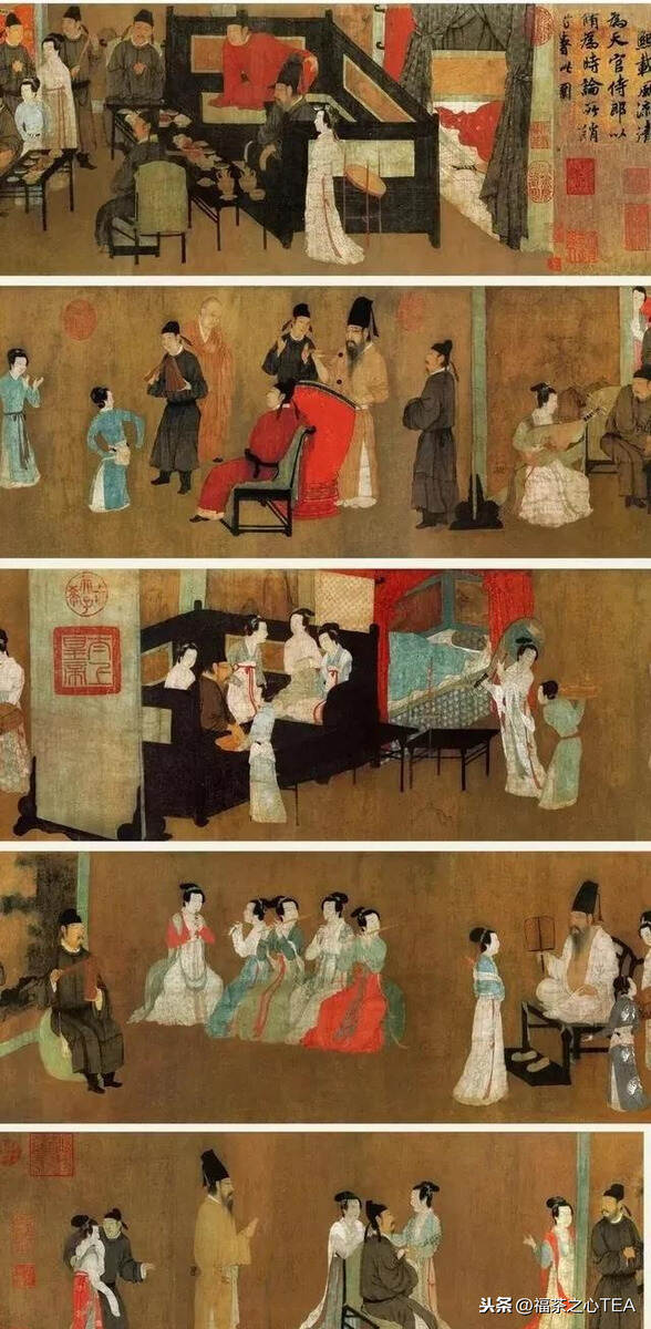 从五幅传世名画中，看唐宋怎么喝茶