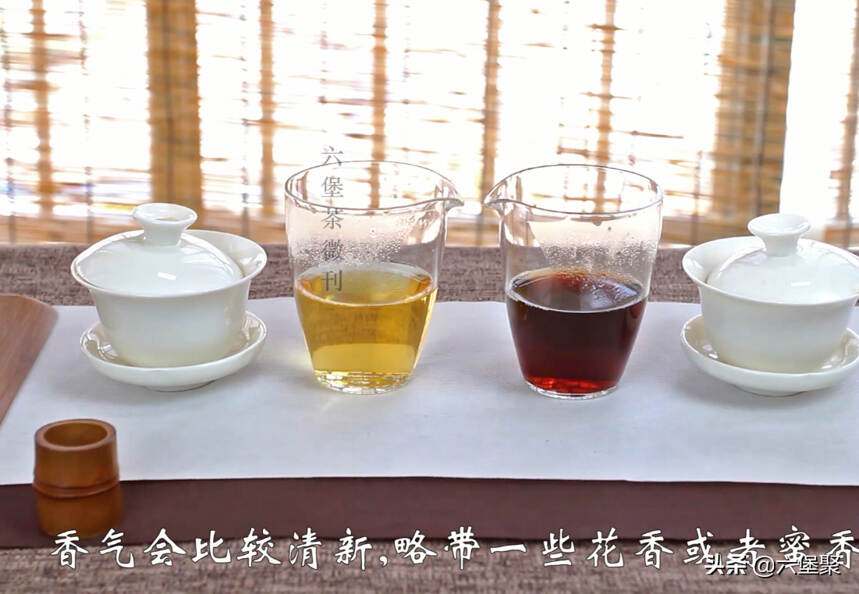六堡茶图片：分辨传统工艺六堡茶与现代工艺六堡茶