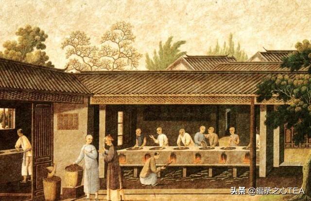 茶画篇 | 清代中国茶产业链全图