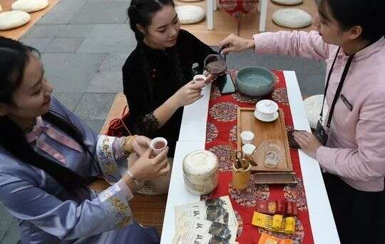 “中国非遗·千秋藏茶”雅安藏茶飘香蓉城万人品