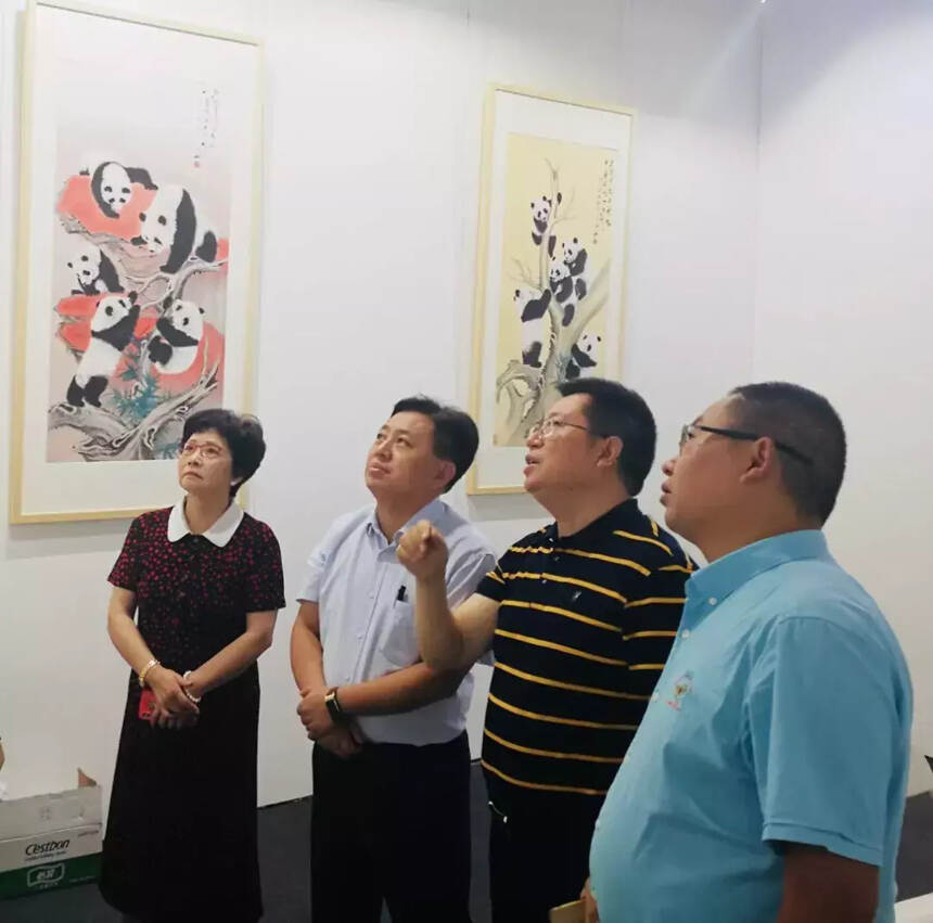 著名书画家吴长江亮相北京艺博会