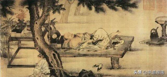 古画中的夏至，游山玩水，躺平喝茶