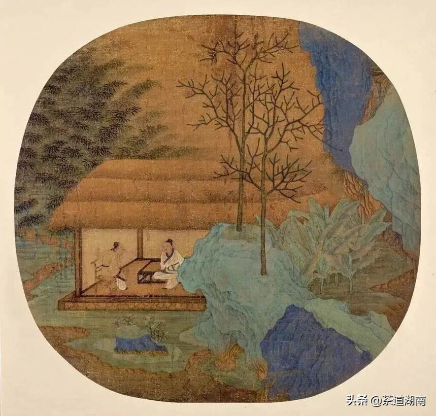 古画中的夏至，游山玩水，躺平喝茶