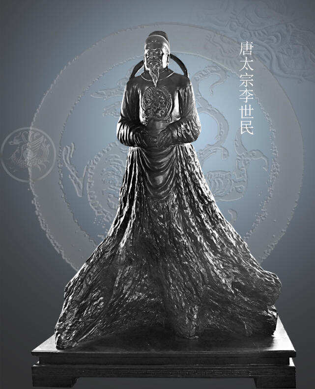 三皇五帝有很多个版本，这个版本是用乌木雕刻的！
