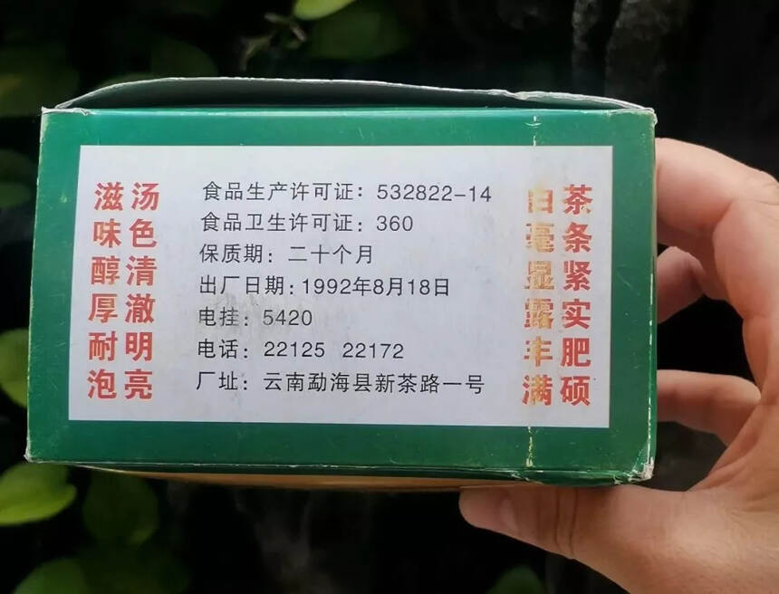 90年代老茶开汤 | 1992年勐海茶厂春尖