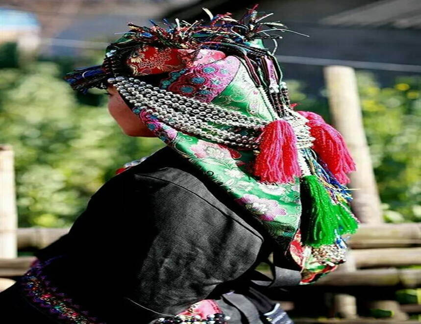 神秘的黑衣茶人部落：以黑为美、喜饮竹筒雷响茶、彝族支系俐侎族