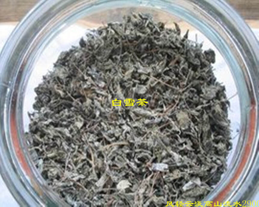 丽江雪茶，云南的两种地衣茶，红雪茶金黄耐泡、白雪茶洁白鲜醇