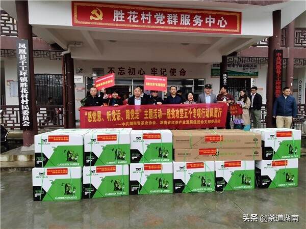 湖南省茶业协会、省红茶产业发展促进会开展党建活动