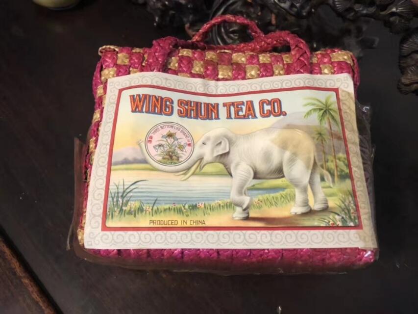 旧时光，七八十年前专供出口西方的英文版永信茶庄花茶年代感十足