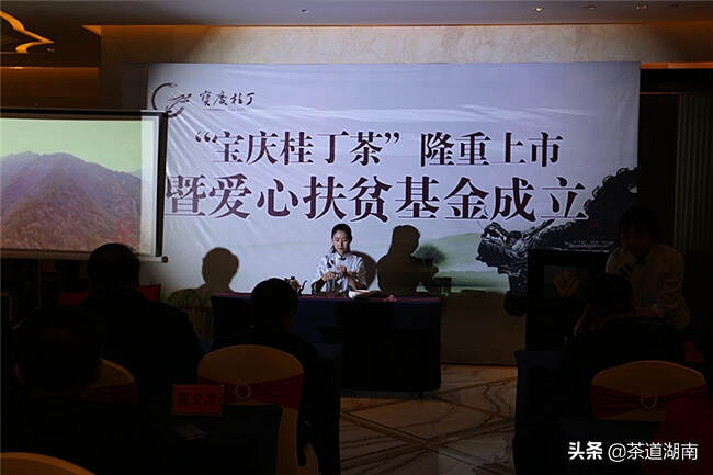 “宝庆桂丁茶”隆重上市暨爱心扶贫基金成立仪式今天举行