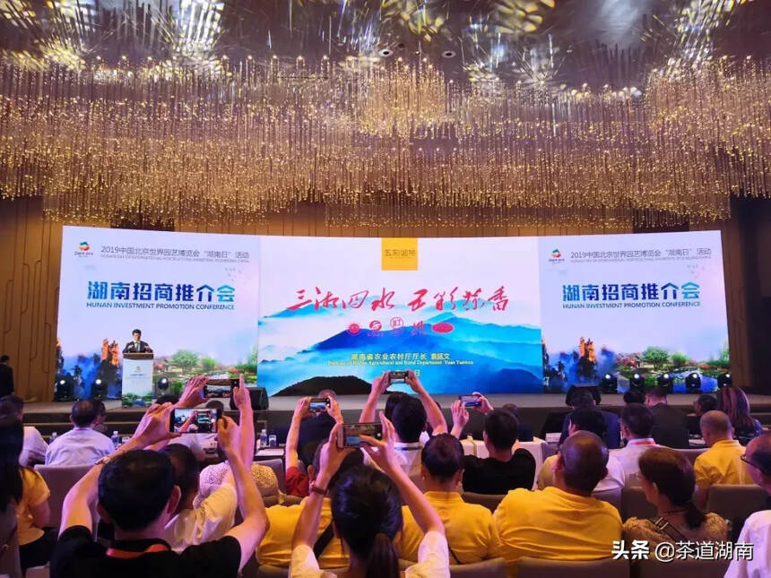 “五彩湘茶”推介活动在北京延庆世园会“湖南日”举行