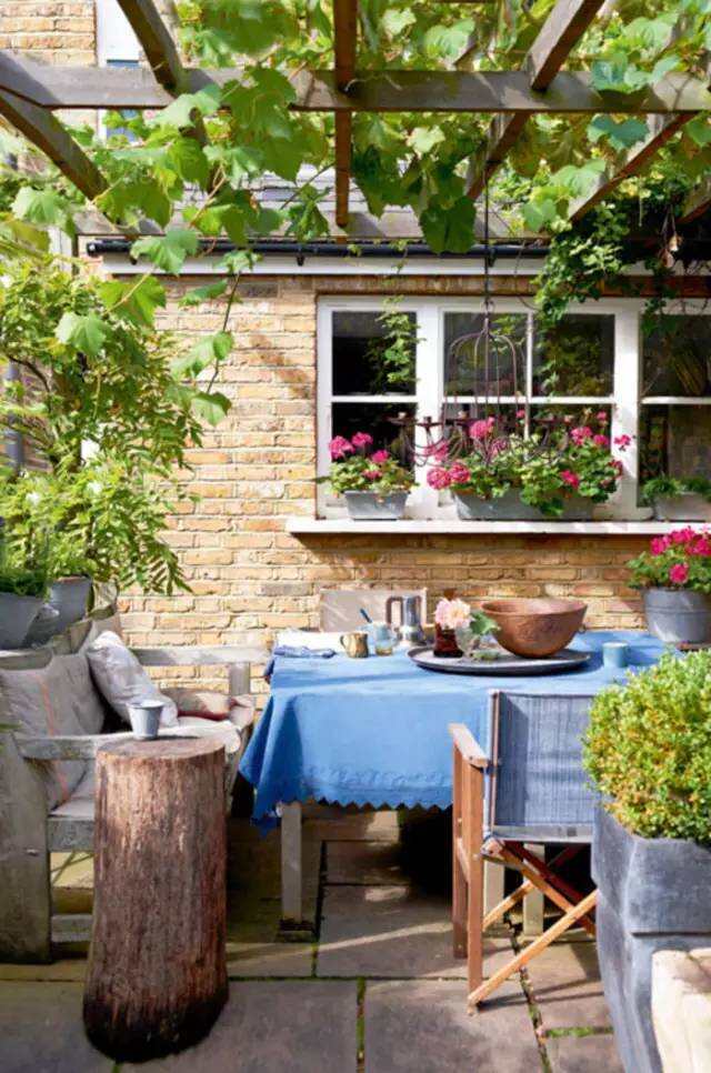 有一个院子，读书喝茶，只闻花香，不谈喜悲