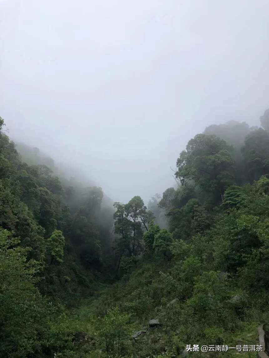 云南雨水季的大山