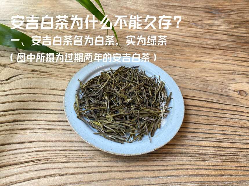 白茶的保质期长达15年，为什么到了安吉白茶这里，只有12个月？