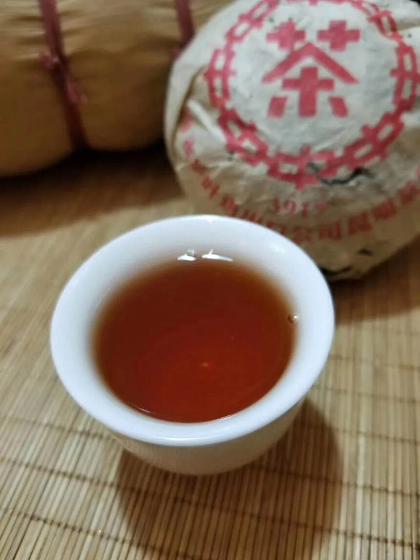 #普洱茶# 93年3917沱茶，生茶。
