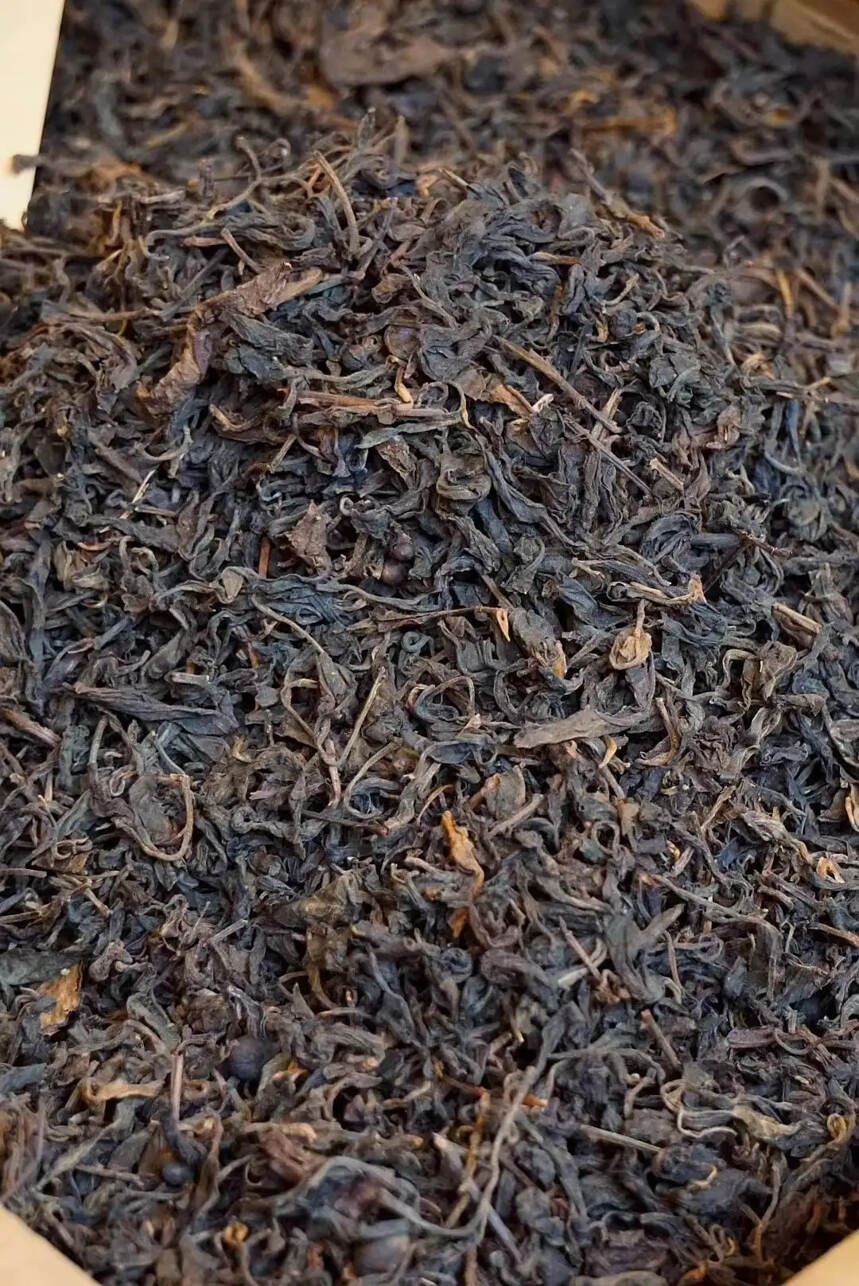 #普洱茶# 99年乌金野生散茶250克一盒
普洱奇种