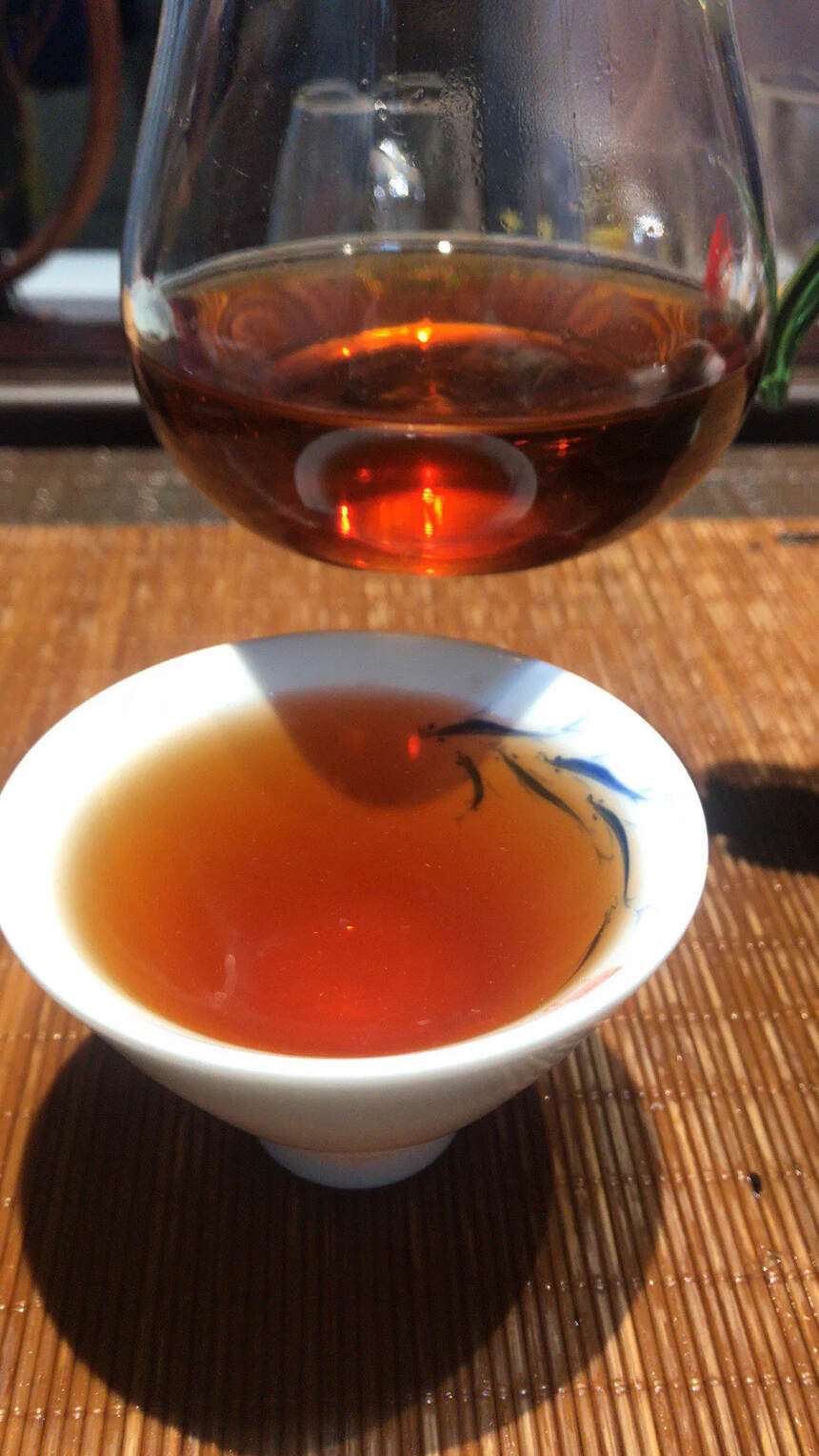 #普洱茶# 80年代班章竹筒老生茶，#昆明# 干仓3