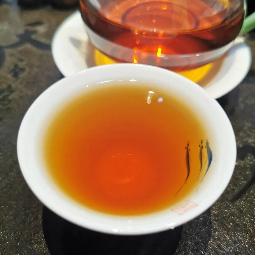 #普洱茶#  99年景迈，春尖，老生茶。
