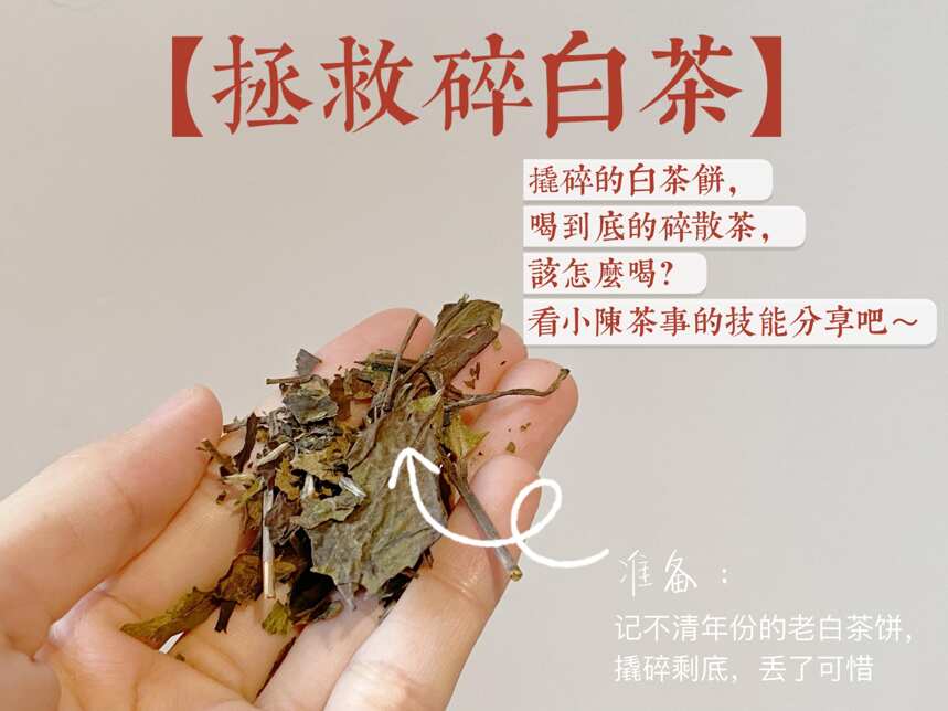 放了5年的白茶，为什么多数是碎叶片？是不是茶叶品质不好？