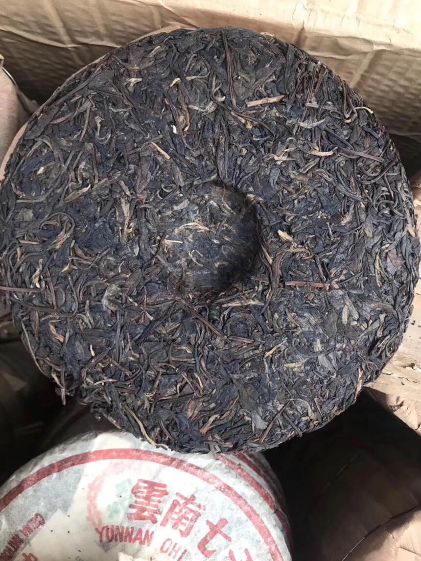 捡漏的没木有！
96年绿印手工棉生茶，压在仓库的最后