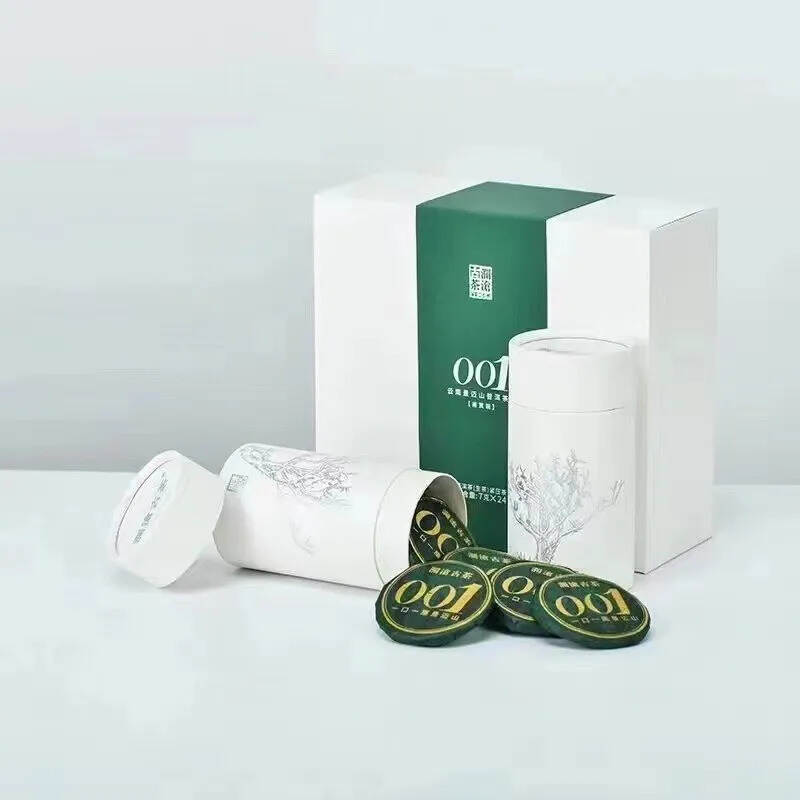 001生茶，景迈古树生茶的标杆，兰香蜜甜的生茶。纸盒